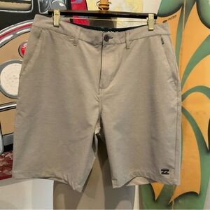 Billabong Men's Light Gray Hybrid Shorts